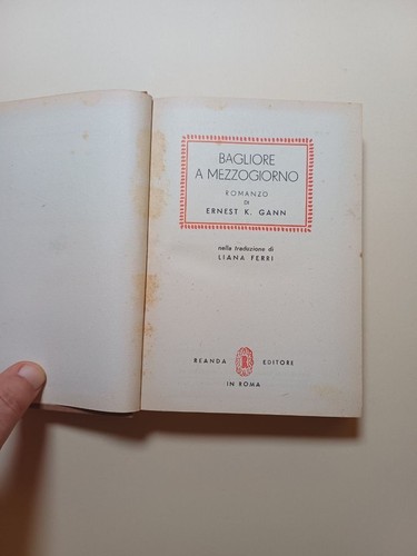 Bagliore mezzogiorno ernest - bagliore,