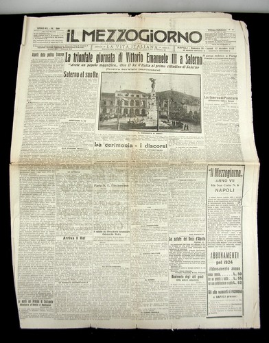 Giornale mezzogiorno 1923 - giornale,