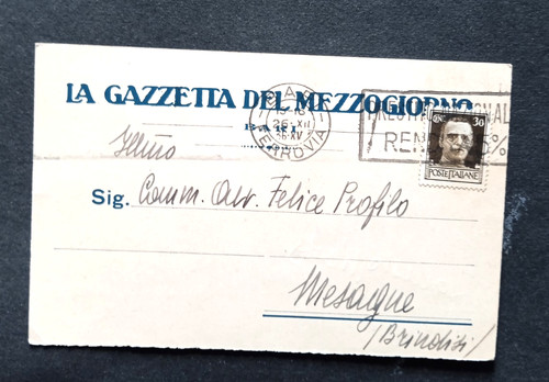 Cartolina la gazzetta del - , "la